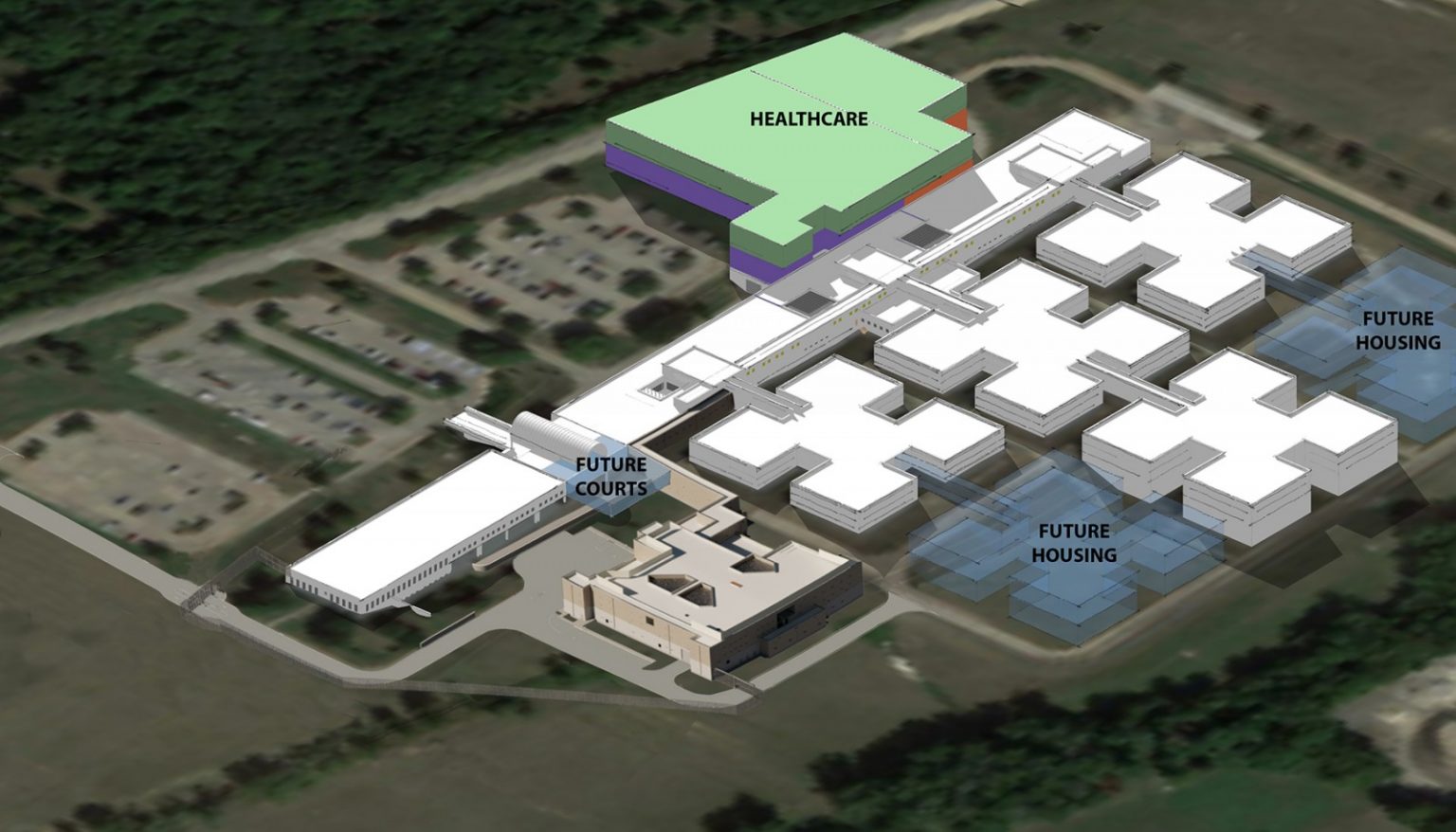 Collin County Adult Detention Facility Phase 2 Addition Brinkley Sargent Wiginton Architects 5540